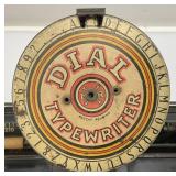 Vintage Tin Litho Dial TypewriterTin Toys