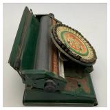 Vintage Tin Litho Dial TypewriterTin Toys