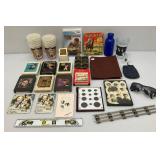 Misc. Collectibles Including Buck Rodgers Plastic Collectible Cups, ELVIS And More