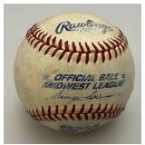 Misc. Sports Collectibles Including Baseball With Signatures