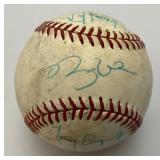 Misc. Sports Collectibles Including Baseball With Signatures