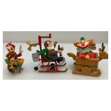 Misc. Collectible Christmas Ornaments Including Emmett Kelly And More