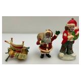 Misc. Collectible Christmas Ornaments Including Emmett Kelly And More