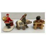 Misc. Collectible Christmas Ornaments Including Emmett Kelly And More