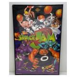 22 1/2" x 34" Framed SPACE JAM Poster