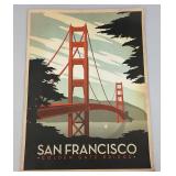 18" x 24" SAN FRANCISCO Golden gate Bridge Poster
