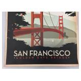 18" x 24" SAN FRANCISCO Golden gate Bridge Poster