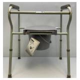 Brand New Lumex Brand Three In One Steel Commode With Adjustable Legs