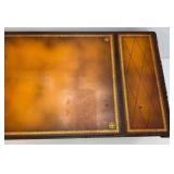 Est. $300.00 - $1,000.00 Antique (Stickley) Grand Rapids Michigan Leather Top Coffee Table 46" x 23" x 16"