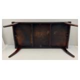Est. $300.00 - $1,000.00 Antique (Stickley) Grand Rapids Michigan Leather Top Coffee Table 46" x 23" x 16"