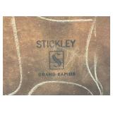 Est. $300.00 - $1,000.00 Antique (Stickley) Grand Rapids Michigan Leather Top Coffee Table 46" x 23" x 16"