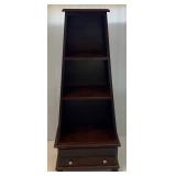 Vintage Obelisk Etagere Three Tier Shelf With Drawer 53" T x 21" L x 13" W