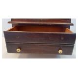 Vintage Obelisk Etagere Three Tier Shelf With Drawer 53" T x 21" L x 13" W