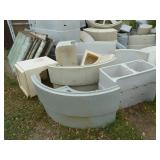 Assorted Pontoon Helms & Seat Bases