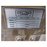 Ritter R1475 Clamp Table, 36x74, SN...