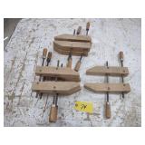 (5) Jorgensen 10" Wood Clamps...