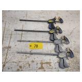 (2) 12" Irwin Quick Clamps...