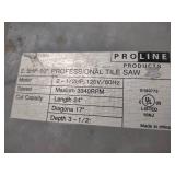 Proline 10" Professional Tile Saw, ...
