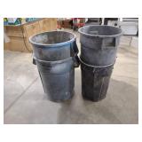 (4) Trash Cans...