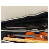 Complete  3/4 Size Violin Set with Case, Bow, Korg Tuner, and Instruction Book
