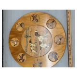 Set of 2 Wooden Wildlife Themed Decorative Plaques