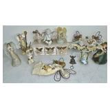 Collection of Angel Figurines and Decorative Ornaments