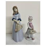 Lot of 4 Porcelain Figurines Including Nadal and Anri Santini
