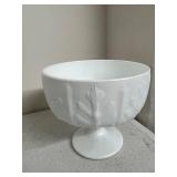 Group of 8 Vintage Milk Glass and Art Glass Bowls, Dishes, and Candle Holders