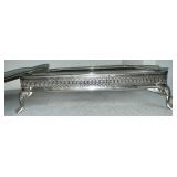 Collection of Silverplate and Stainless Decorative Serving Pieces with Candelabra