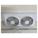 Cool-Breeze Twin Window Fan with Adjustable Speed Control