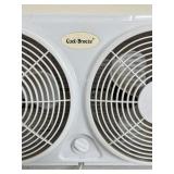 Cool-Breeze Twin Window Fan with Adjustable Speed Control