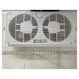Cool-Breeze Twin Window Fan with Adjustable Speed Control