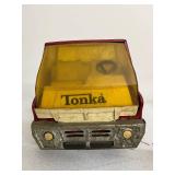 Collection of Vintage Tonka and Buddy L Toy Trucks and Construction Vehicles