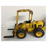 Collection of Vintage Tonka and Buddy L Toy Trucks and Construction Vehicles