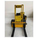 Collection of Vintage Tonka and Buddy L Toy Trucks and Construction Vehicles