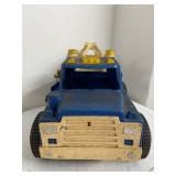 Collection of Vintage Tonka and Buddy L Toy Trucks and Construction Vehicles