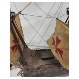 Vintage Model Ship Spanish Caravelle XV Century 23in