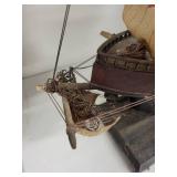 Vintage Model Ship Spanish Caravelle XV Century 23in