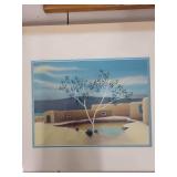 Set of 3 Framed Southwestern and Geisha Artwork Prints