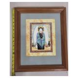 Set of 3 Framed Southwestern and Geisha Artwork Prints