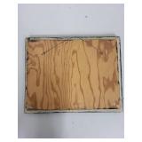Buffalo Motif Ceramic Art Tile Wall Hanging Plaque 11x8 Inches