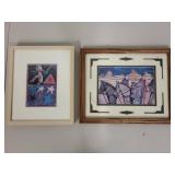 Framed Native American Art Prints by George Littlechild and Carlos Wisdom Pena