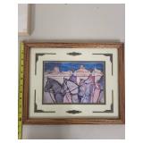 Framed Native American Art Prints by George Littlechild and Carlos Wisdom Pena