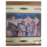 Framed Native American Art Prints by George Littlechild and Carlos Wisdom Pena