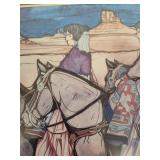 Framed Native American Art Prints by George Littlechild and Carlos Wisdom Pena