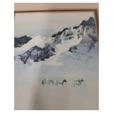Set of 3 Framed Michael Atkinson Western Prints