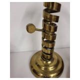 Collection of 3 Vintage Brass Chamber Candlesticks