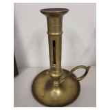 Collection of 3 Vintage Brass Chamber Candlesticks