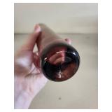 Blenko Handmade Purple Art Glass Bud Vase 8 Inch