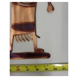 Copper Southwestern Wall Art with Tribal Figures